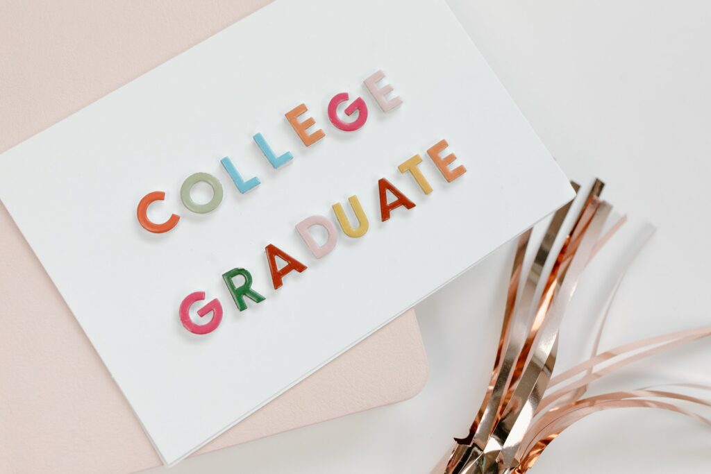 Happy Birthday Greeting Card on Brown Surface